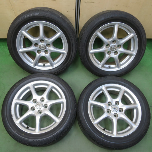4本価格★トヨタ 50系 エスティマ 純正 215/55R17 ブリヂストン プレイズ PX-RV 17インチ PCD114.3/5H★6051904イノ