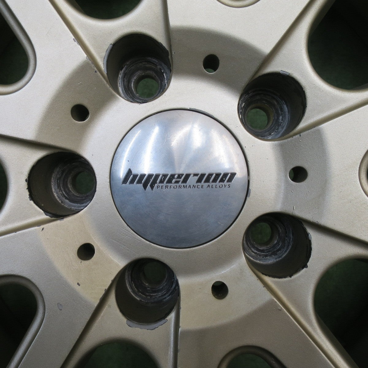 バリ溝！22年！9分◎Hyperion CVX 225/35R19 ファイナリスト 595EVO ハイペリオン 19インチ PCD114.3/5H◎6062401NJノ