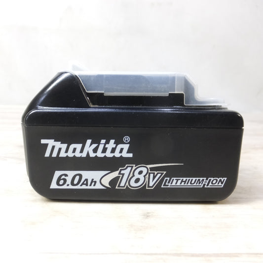 [送料無料] キレイ◆makita マキタ Li-on リチウムイオンバッテリー BL1860B DC18V 6.0Ah 108Wh 電動工具 雪マーク①◆