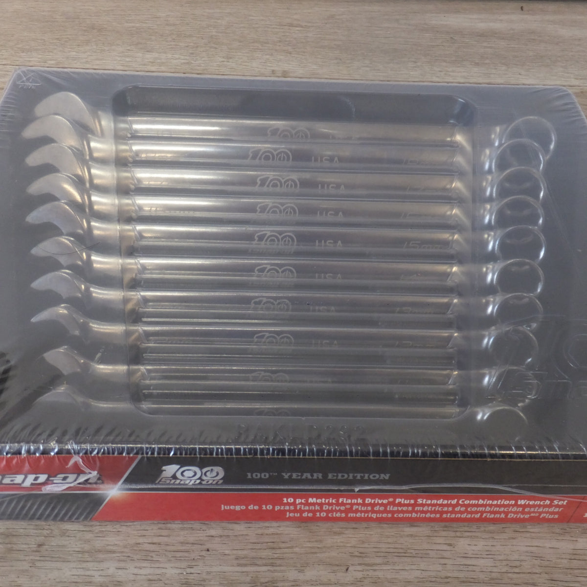 [送料無料] 未使用★スナップオン Snap-on フランクドライブ コンビネーションレンチ セット SOEXM710CE 10pc 10-19mm★
