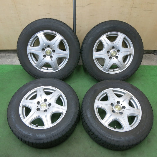 バリ溝！8.5分★スタッドレス 215/65R16 トーヨー ウインター トランパス TX SHAPE 社外 アルミ 16インチ PCD114.3/5H★6012602ナス