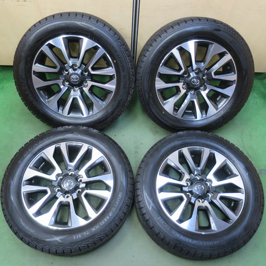 ほぼ未使用！24年！キレイ★トヨタ 150系 ランクル プラド 純正 265/55R19 スタッドレス ダンロップ ウインターマックス SJ8 SJ8+ 19インチ PCD139.7/6H★6051201イス