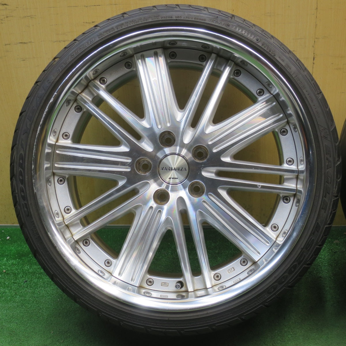 4本価格★WORK VARIANZA VRF 235/35R19 265/30R19 グッドイヤー イーグル LS2000 ワーク ヴァリアンツァ 19インチ PCD114.3/5H★6052702NJノ