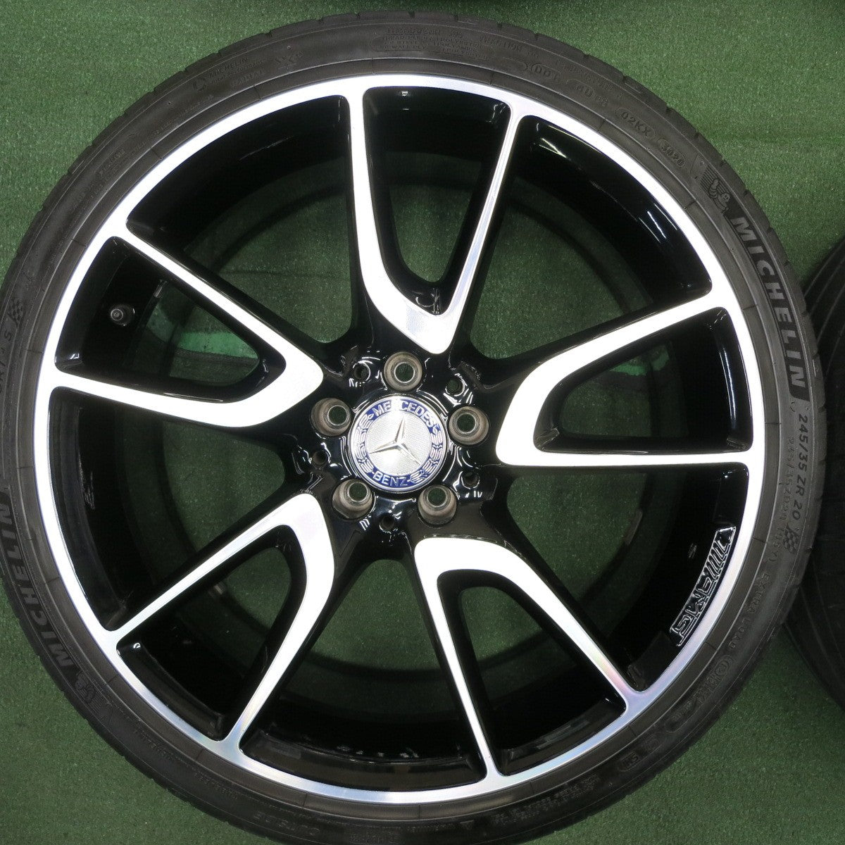*送料無料* 4本価格★ベンツ GLC W213 純正 AMG 245/35R20 275/30R20 ミシュラン パイロットスポーツ 4S MO PCD112/5H★4041010TNノ