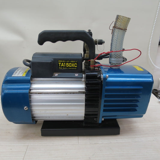 ☆TASCO タスコ 高性能 小型 ツーステージ 真空 ポンプ TA150XC 電動 工具 エアコン 冷蔵庫 冷媒 100V☆