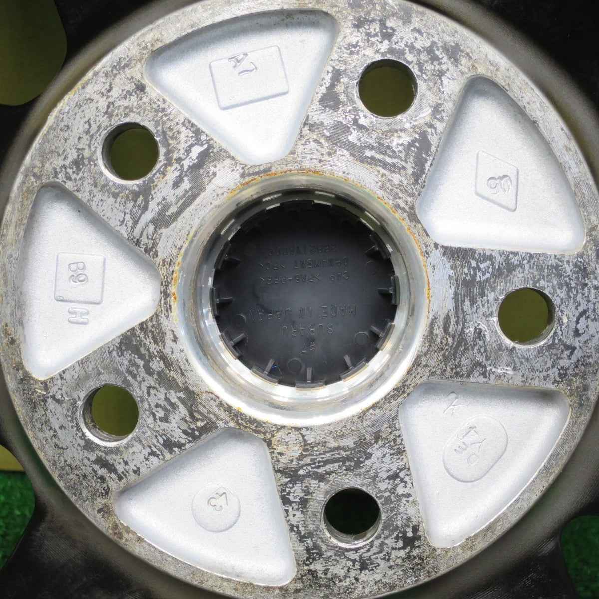 キレイ★スバル レヴォーグ 純正 OP ホイール 17インチ 17×7J TP-2 LFM500 PCD114.3/5H★5111901NKホ