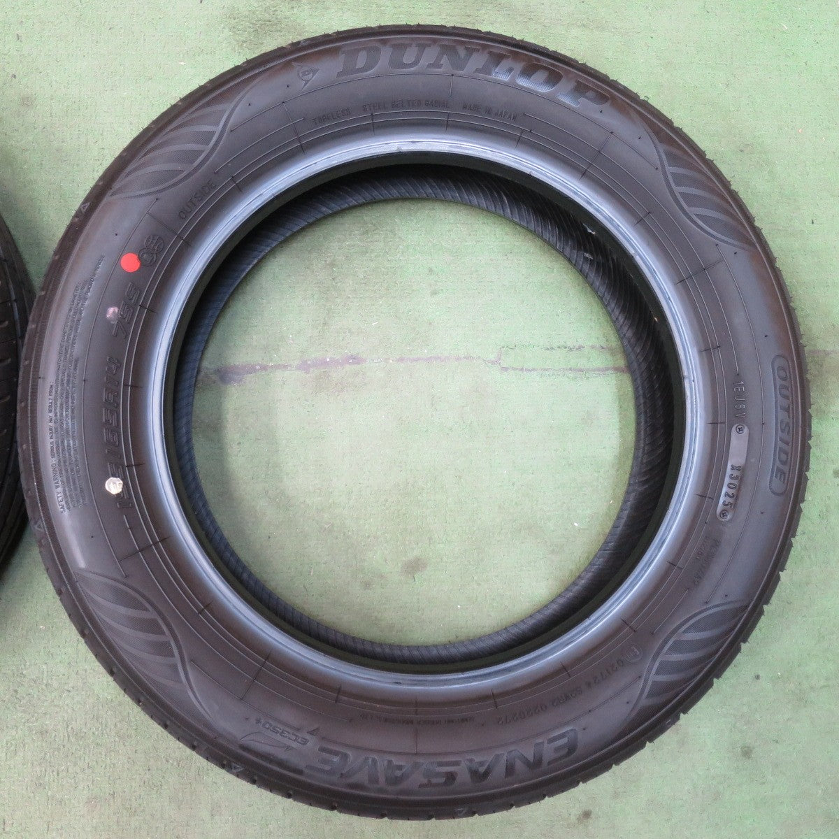 新車外し！25年★155/65R14 ダンロップ エナセーブ EC350+ タイヤ 14インチ N-BOX デイズ ワゴンR タント 等★6030411イノタ