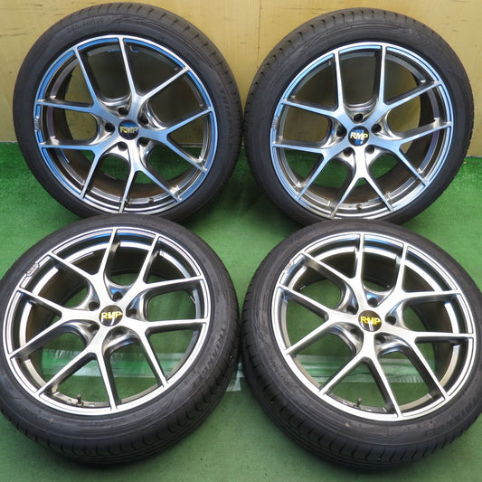 バリ溝！25年！キレイ！9分◎RMP 025F MiD 245/40R20 トライアングル EffeXSport TH202 20インチ PCD114.3/5H◎6091903NJノ