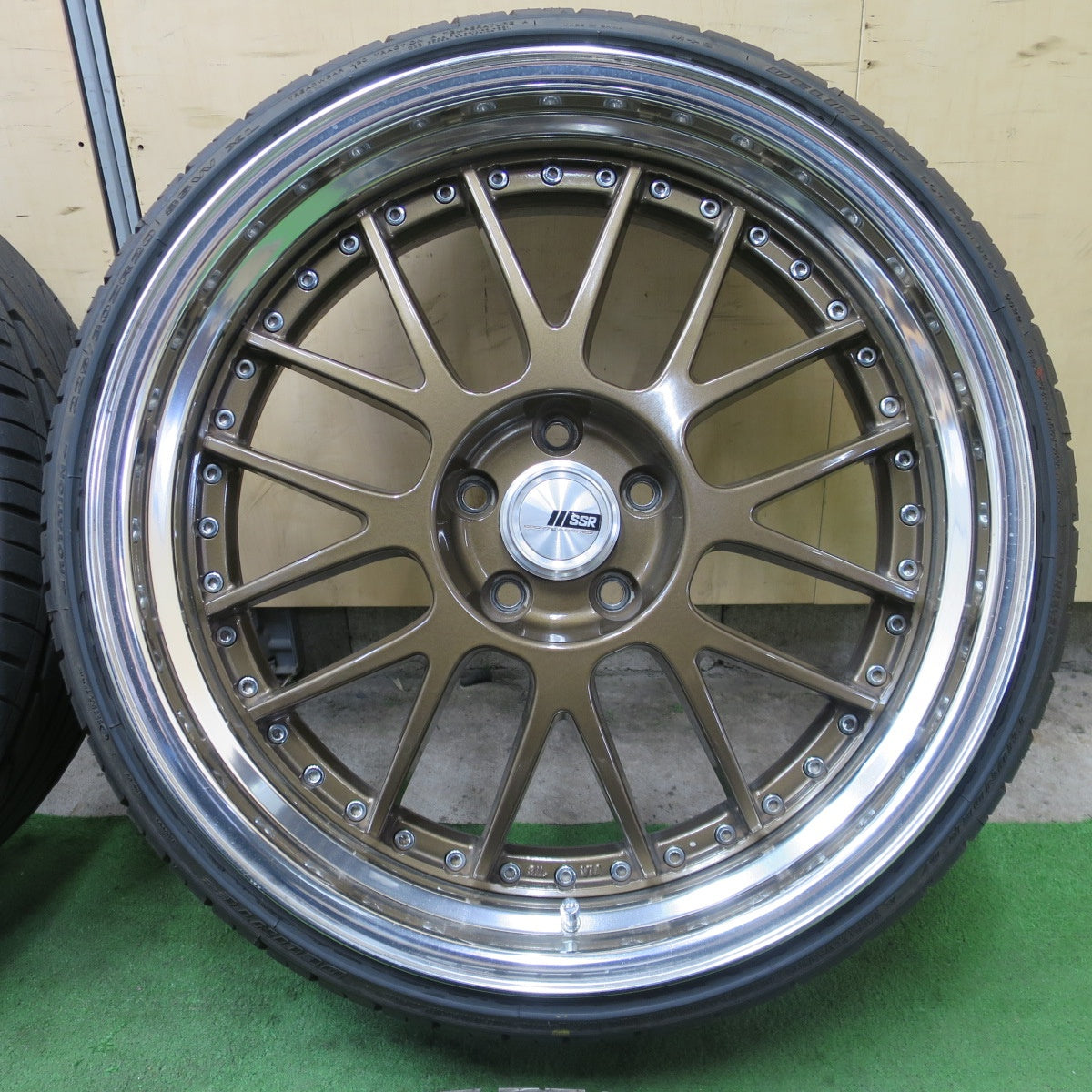 バリ溝！22年！ほぼ10分★SSR MS1 225/30R20 245/30R20 デリンテ サンダー D7 20インチ PCD114.3/5H★6042201ナノ