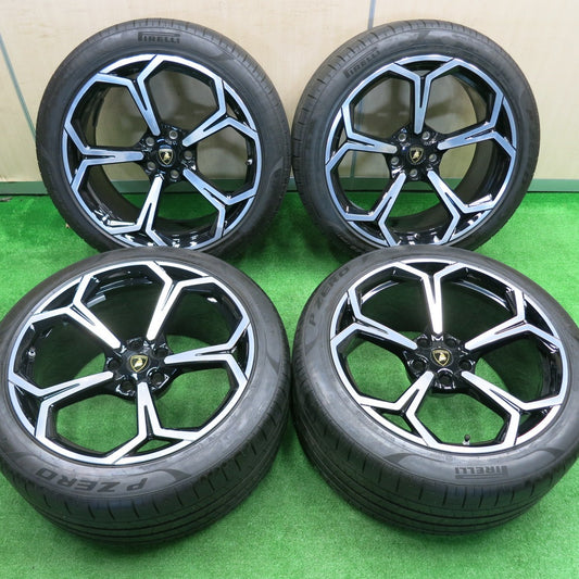 [送料無料] バリ溝！キレイ！8.5分★ランボルギーニ ウルス 純正 OP 285/40R22 325/35R22 ピレリ PZERO 22インチ PCD130/5H★4091902NJノ