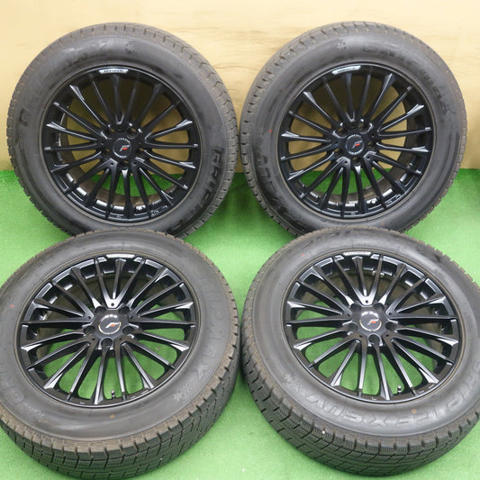 バリ溝！23年！キレイ！9.5分以上◎スタッドレス 235/60R18 グリップマックス GRIP ICE X SUV LEHRMEISTER LF-FORCE レアマイスター LFフォース 18インチ PCD114.3/5H◎6060301KTス