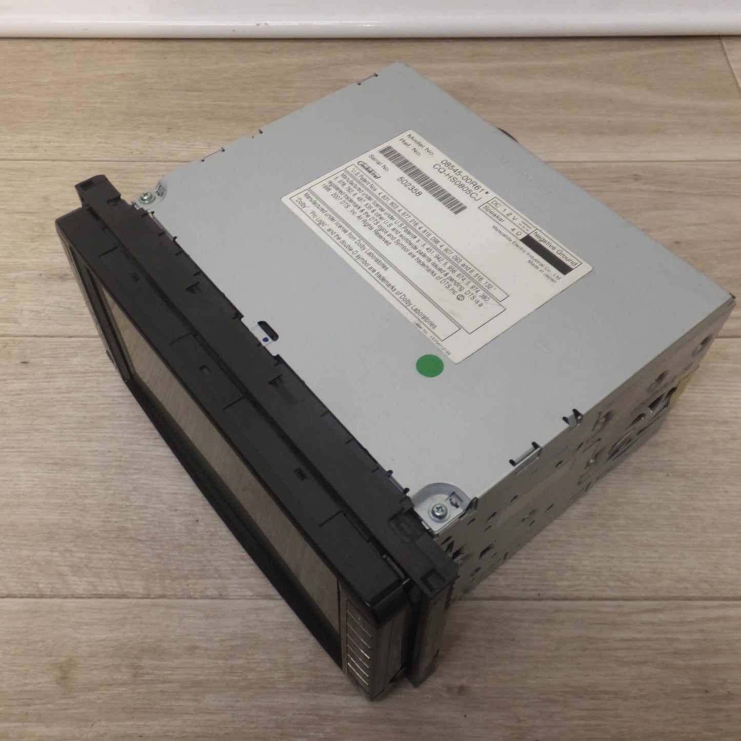 [送料無料] ★松下製 トヨタ 純正 スタンダード MDナビゲーション NH3N-W58 08545-00R61[11]★