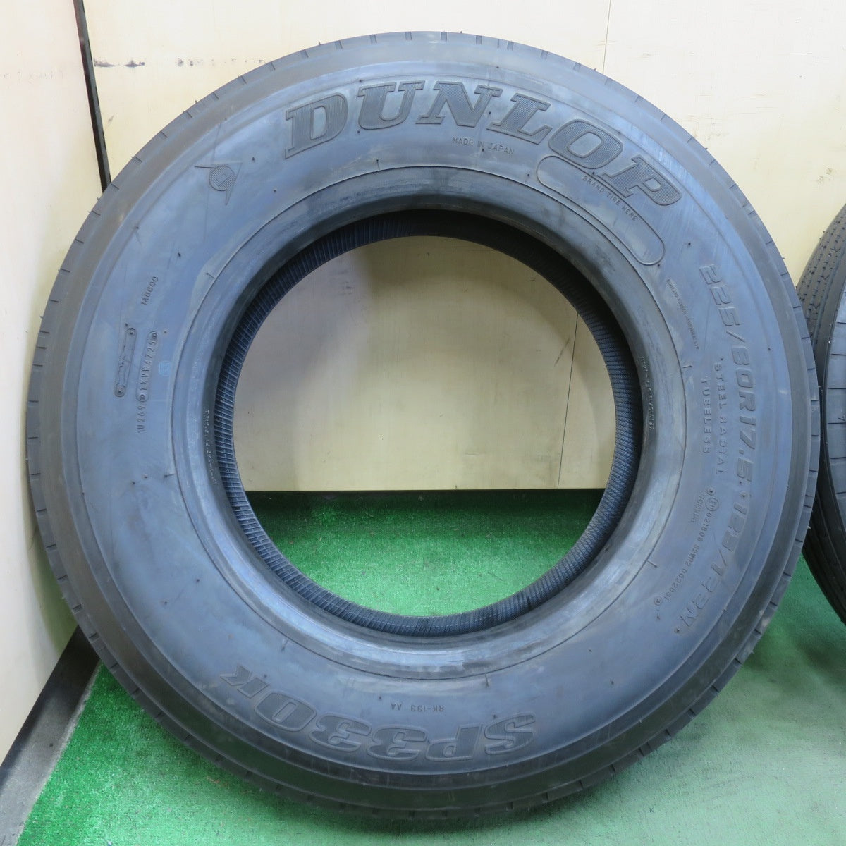 新車外し！25年！6本★トラック タイヤ 225/80R17.5 123/122N ダンロップ SP330K 17.5インチ★6061006イノタ