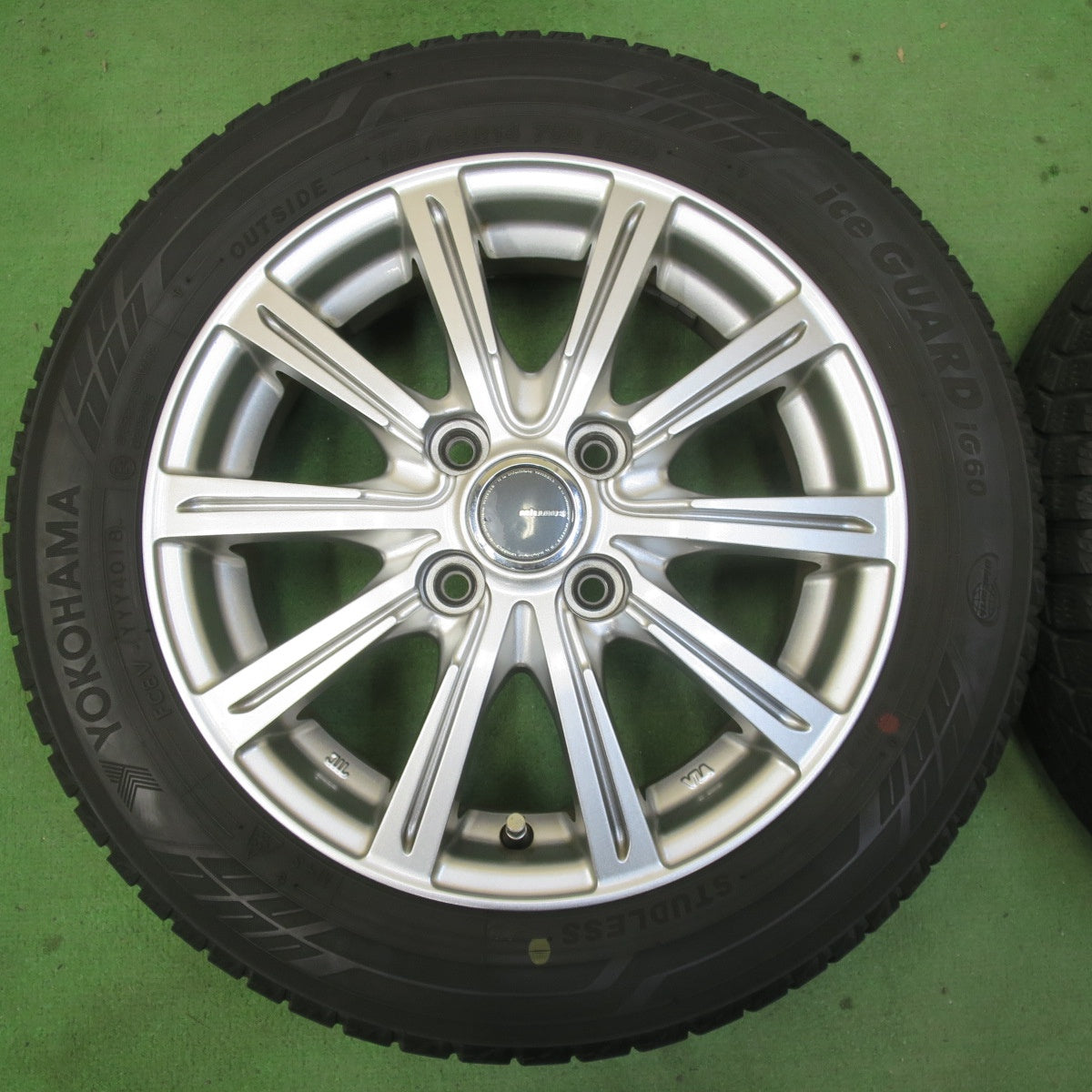 キレイ★スタッドレス 155/65R14 ヨコハマ アイスガード iG60 MiLLOUS ミルアス 14インチ PCD100/4H★5062505イス