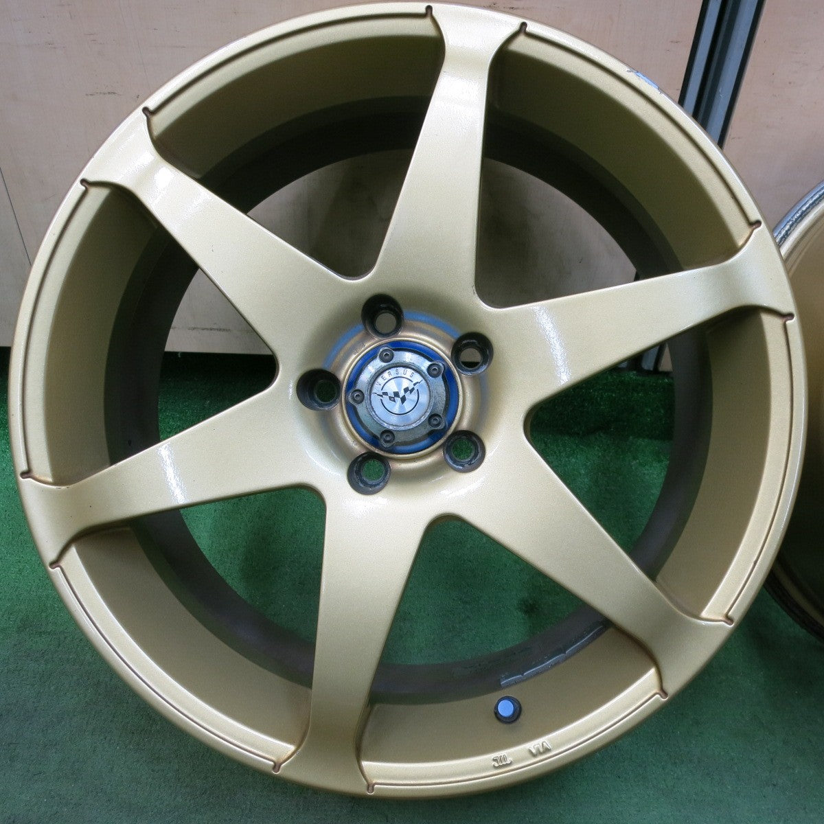 17インチ RAYS ベルサス PCD100 7J 単品 社外 ホイール 1本 RAYS