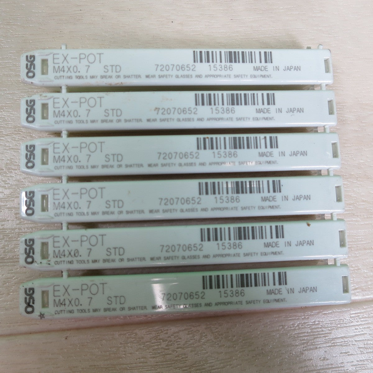 [送料無料] 未使用! 49点まとめ売り☆OSG EX-POT ポイント タップ M4×0.7 38本 / M5×0.8 6本 / M6×1 3本 / M3×0.5 2本☆