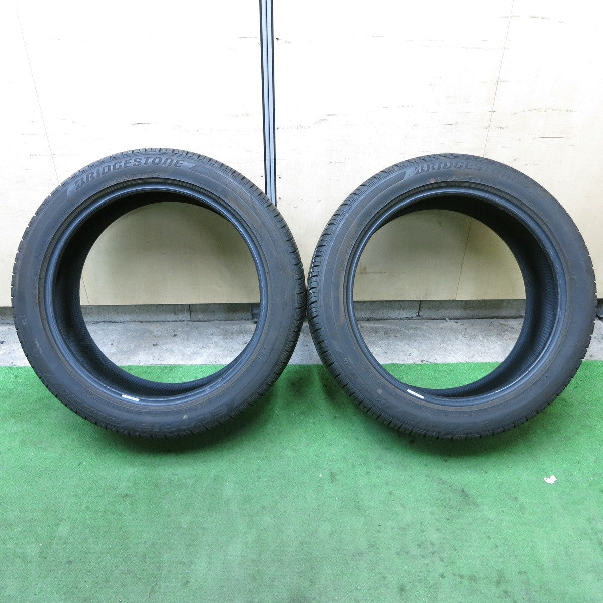 バリ溝！21年！9.5分！2本★255/45R20 ブリヂストン エコピア H/L 422 Plus プラス 20インチ タイヤ アウトランダー アリア エクストレイル 等★5110503ナノタ