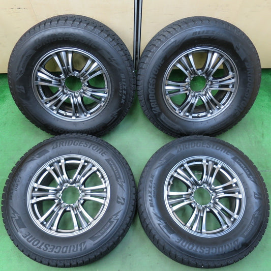 バリ溝！22年！キレイ！9.5分★プラド 等 265/65R17 スタッドレス ブリヂストン ブリザック DM-V3 BAZALT バザルト 17インチ PCD139.7/6H★5012802イス
