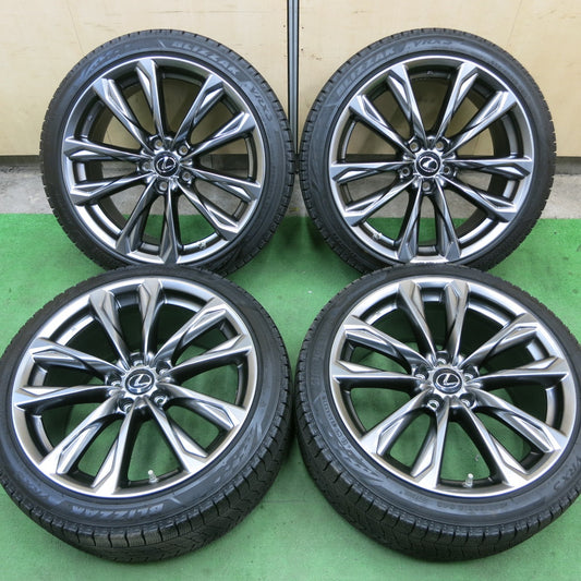 センサー付！バリ溝！21年！キレイ！9.5分★レクサス IS Fスポーツ 純正 235/40R19 265/35R19 スタッドレス ブリヂストン ブリザック VRX3 19インチ PCD114.3/5H★5042802TTス