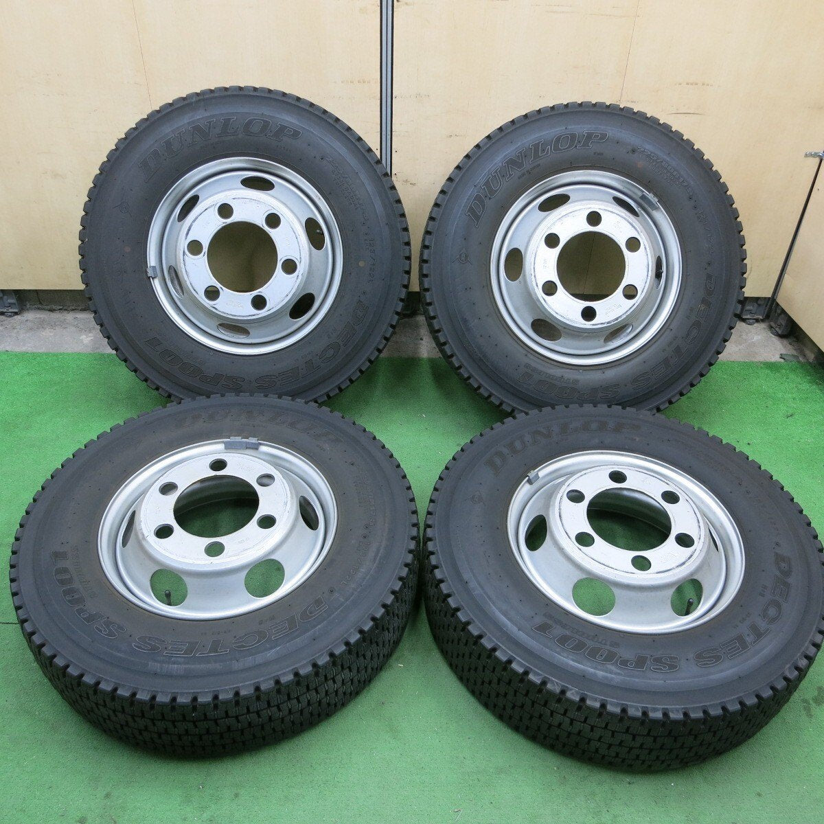 4本 21年★トラック 225/80R17.5 123/122L スタッドレス ダンロップ SP001 TOPY スチール 135-9CS PCD222.25/6H★5021902ナス