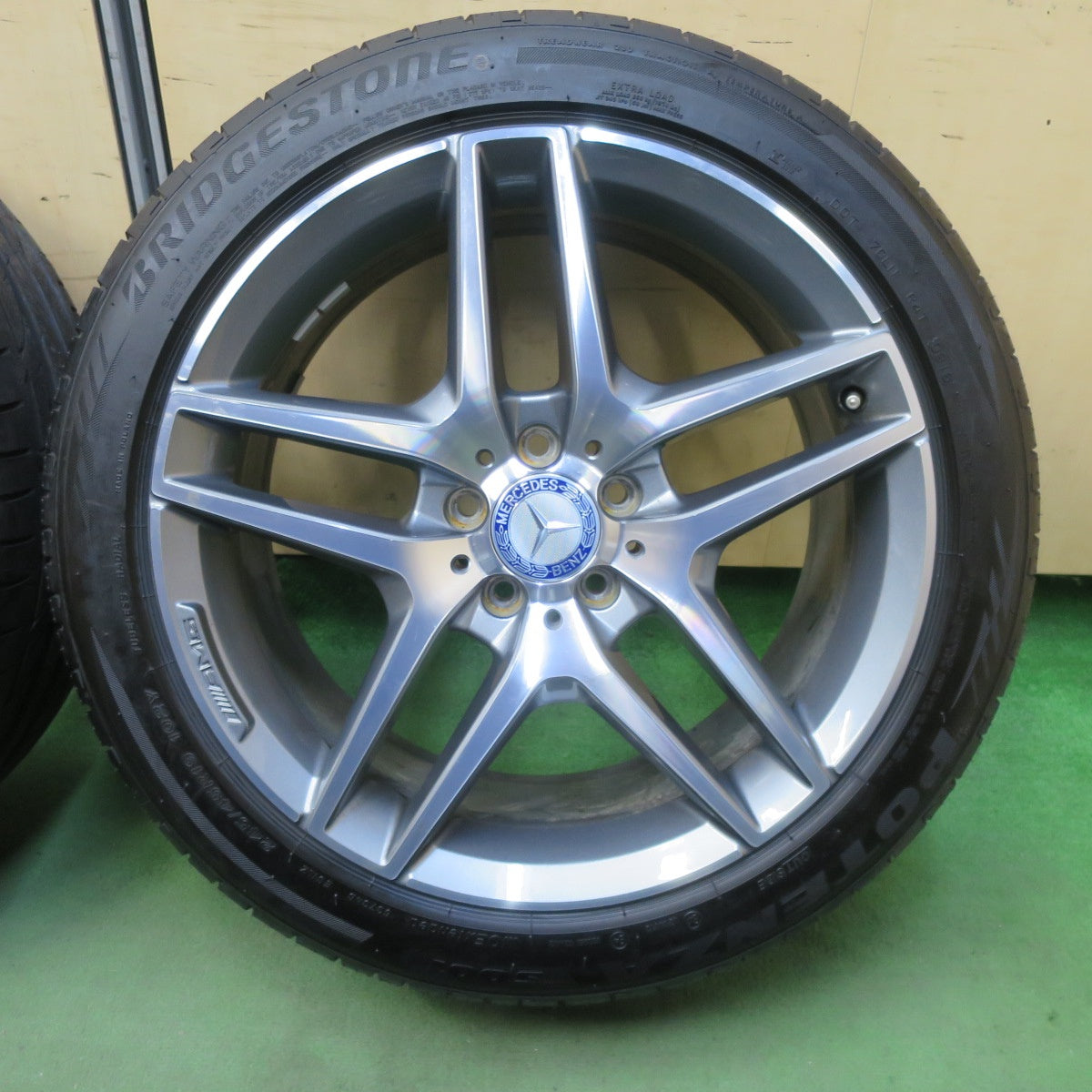 新車外し★ベンツ Sクラス W222 純正 AMG 245/45R19 275/40R19 ブリヂストン ポテンザ S001 19インチ PCD112/5H★5111401TTノ