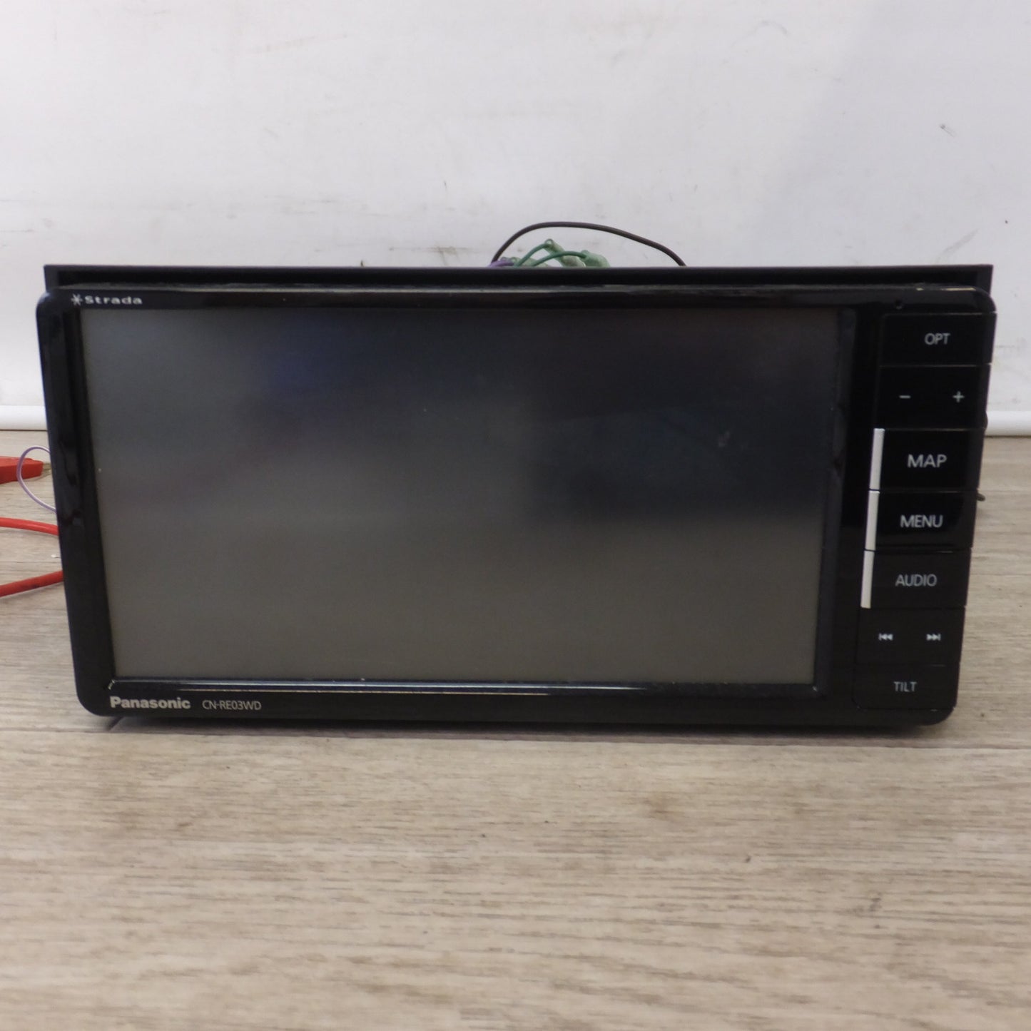 [送料無料] ジャンク★パナソニック Panasonic SDカーナビステーション Strada CN-RE03WD(3)★
