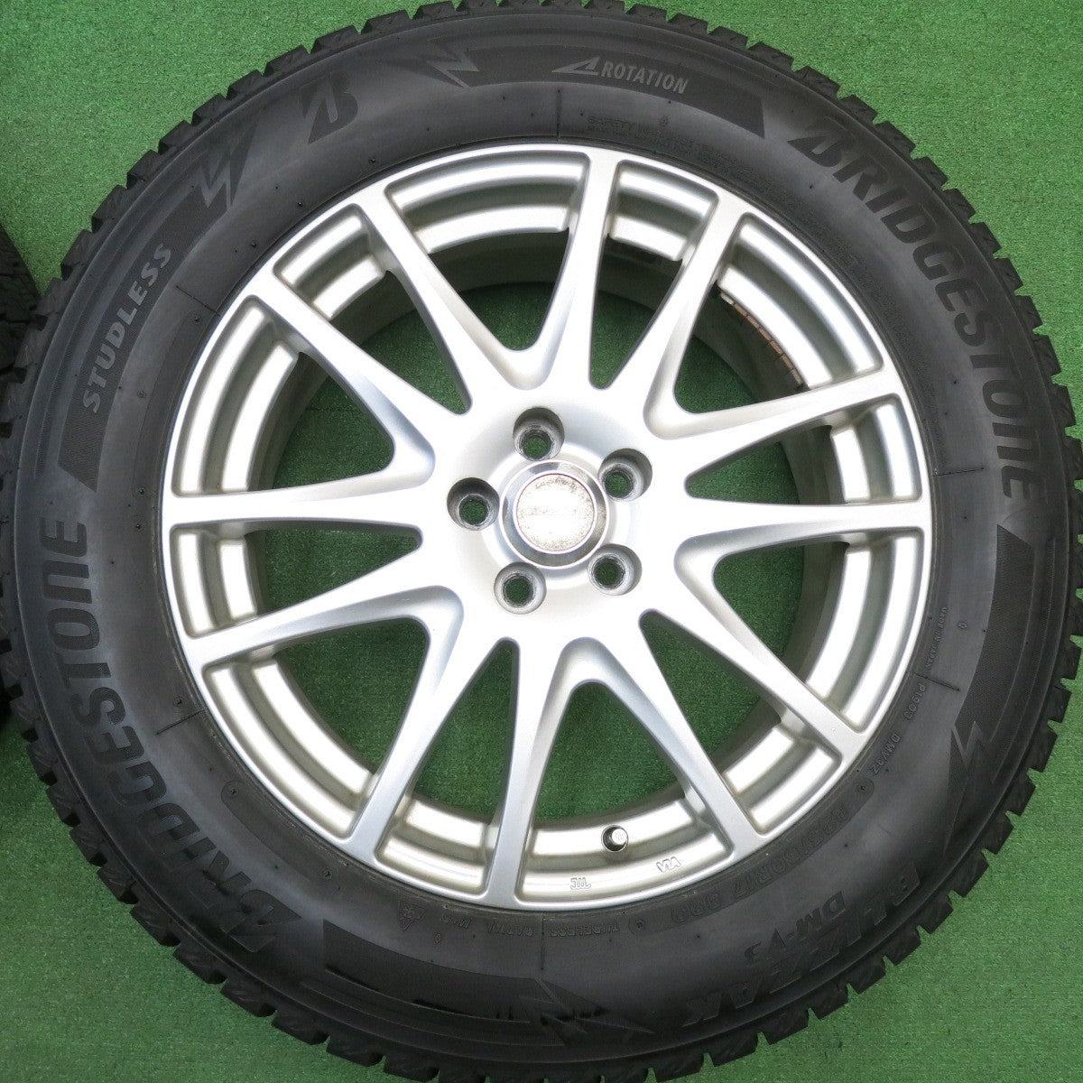 バリ溝！22年！9.5分★フォレスター 等 225/60R17 スタッドレス ブリヂストン ブリザック DM-V3 La-Strada Tirado β 阿部商会 ラストラーダ ティラード 17インチ PCD100/5H★5113004HAス