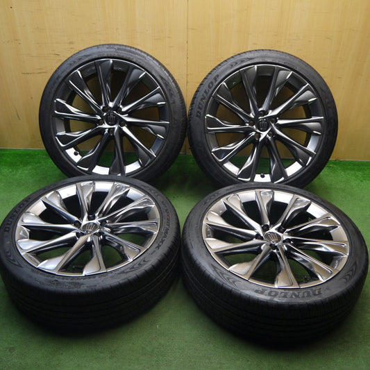 バリ溝！23年！キレイ！ほぼ10分★トヨタ クラウン クロスオーバー 純正 225/45R21 ダンロップ SPスポーツマックス 055 21インチ PCD114.3/5H★5073006Hノ