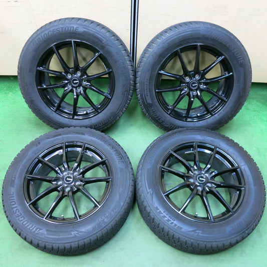 [送料無料] バリ溝！22年！キレイ！9.5分★フォレスター XV 等 G.speed 225/60R17 スタッドレス ブリヂストン ブリザック DM-V3 Gスピード 17インチ PCD100/5H★4120605SYス*