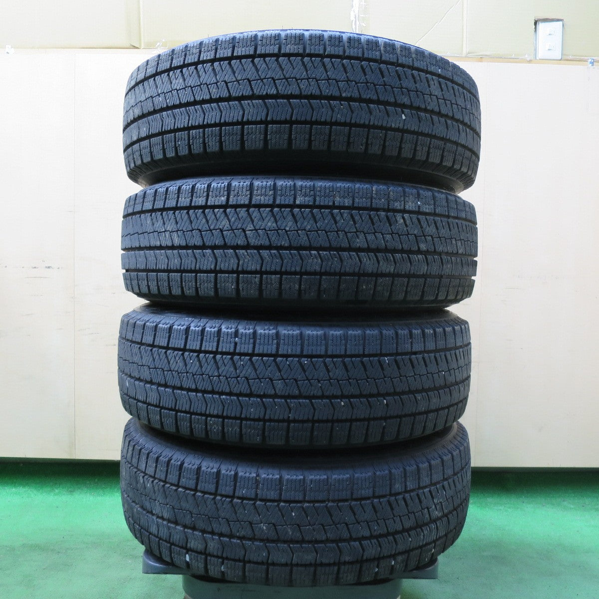 [送料無料] バリ溝！22年！キレイ！9分★スタッドレス 185/65R15 ブリヂストン ブリザック VRX2 ZACK JP-205 MONZA ザック 15インチ PCD114.3/5H★5010604イス