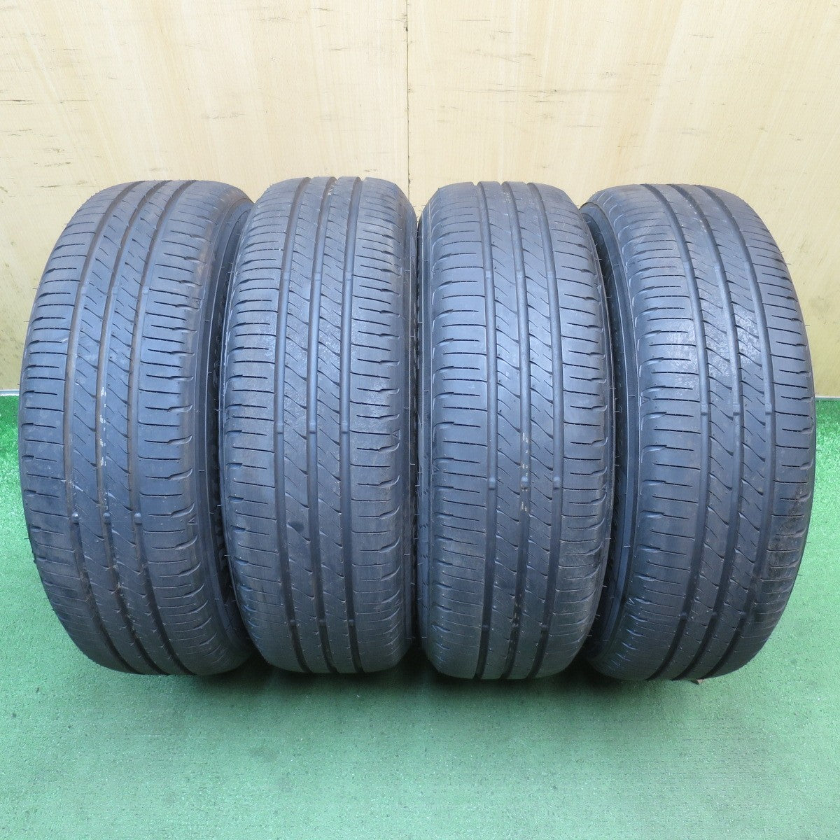 バリ溝！26年！ほぼ10分◎185/65R15 ダンロップ エナセーブ EC205 VAGGIO ヴァッジオ 15インチ PCD100/4H◎6090902NJノ