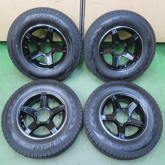 バリ溝！24年！キレイ！ほぼ10分★スタッドレス 195/80R15 ヨコハマ アイスガード G075 社外 アルミ 15インチ PCD139.7/5H★6051801イス
