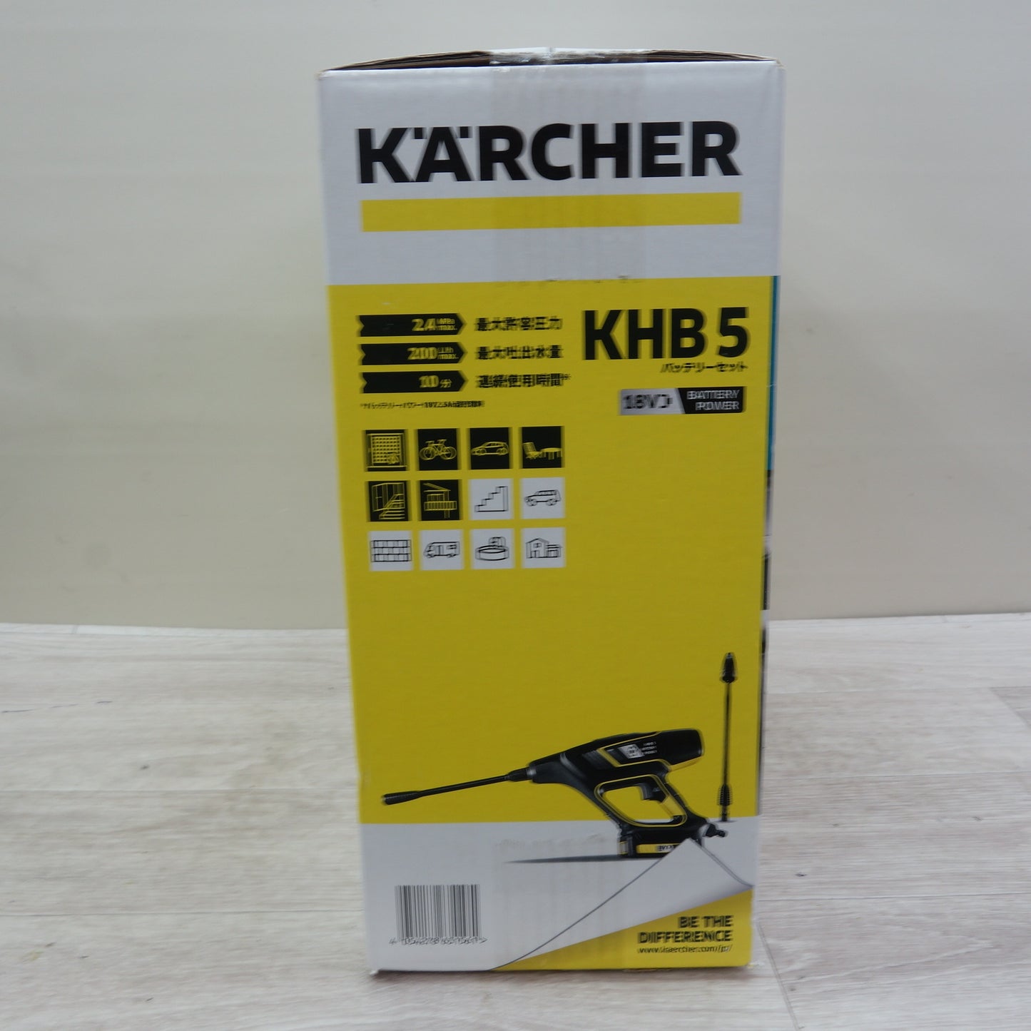[送料無料] 未使用☆ケルヒャー ハンド ヘルド クリーナー 家庭用 高圧 洗浄機 18V バッテリー セット KHB5 KARCHER☆