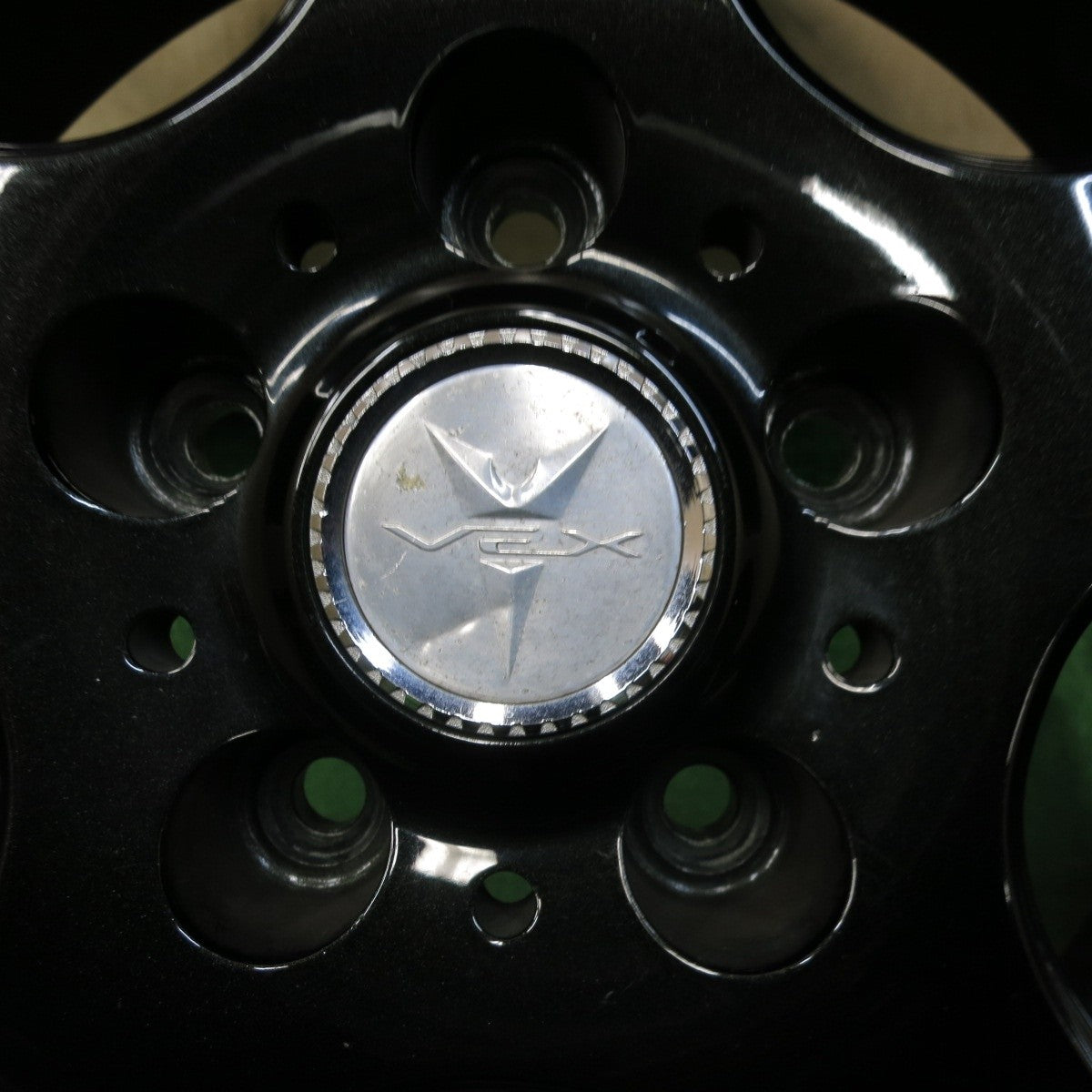 4本価格★VEX ホイール 17インチ 社外 アルミ 17×7JJ PCD114.3/5H★5021006SYホ