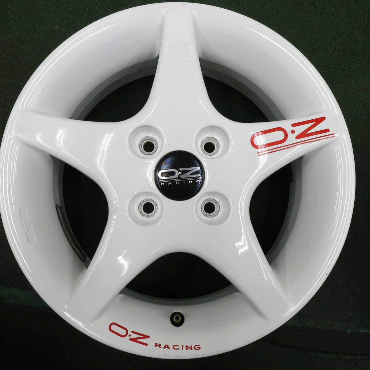 *送料無料* キレイ★スズキ カルタス 純正 O・Z RACING ホイール 14インチ 14×5.5JJ OZレーシング PCD100/4H★4061103NJホ