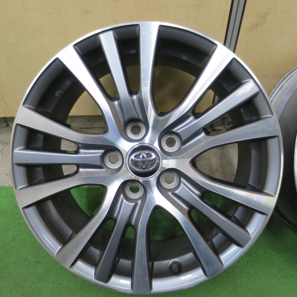 4本価格★トヨタ 50系 エスティマ 純正 ホイール 17インチ 17×7J PCD114.3/5H★6021703NGホ
