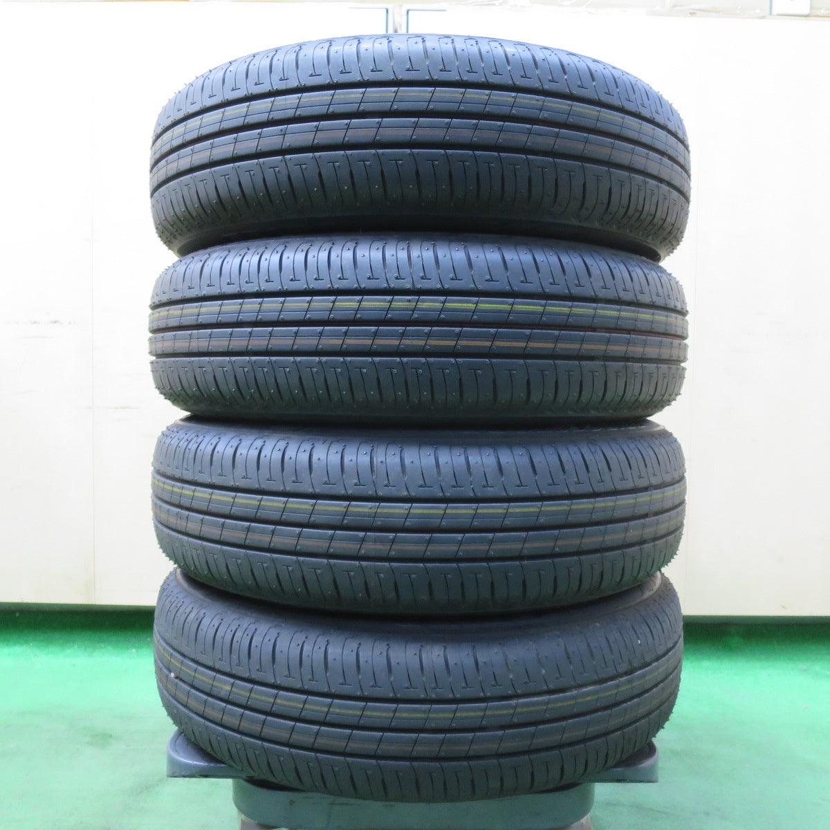 [送料無料] 新車外し！24年★三菱 デリカ ミニ 純正 スチール 155/65R14 ブリヂストン エコピア EP150 14インチ PCD100/4H★5031406イノ