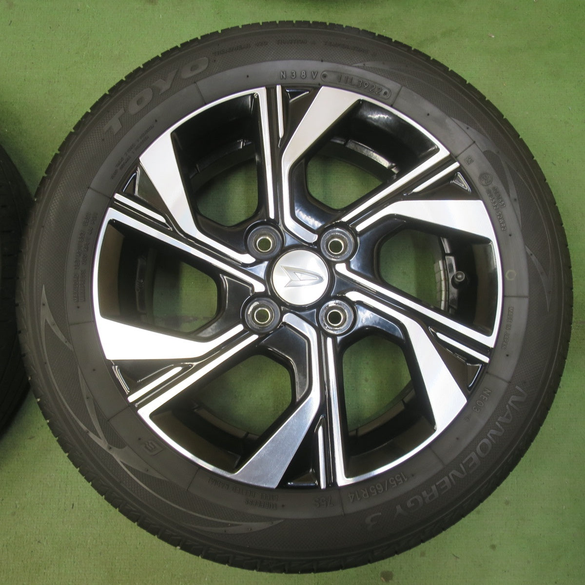 キレイ！24年◎ダイハツ タント カスタム 純正 155/65R14 ブリヂストン エコピア EP150 トーヨー ナノエナジー3 ヨコハマ S306 14インチ PCD100/4H◎6091108イノ