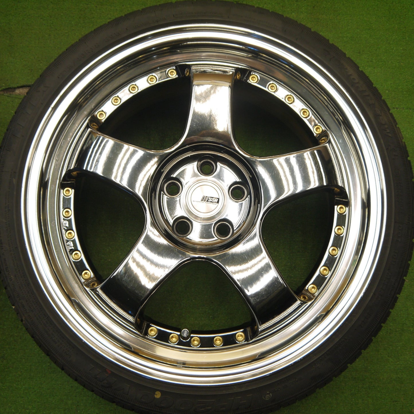 バリ溝！22年！9.5分★プリウス 等 TANABE SSR SP1 215/40R18 ジーテックス HP2000 vfm タナベ 18インチ PCD100/5H★5042302Hノ