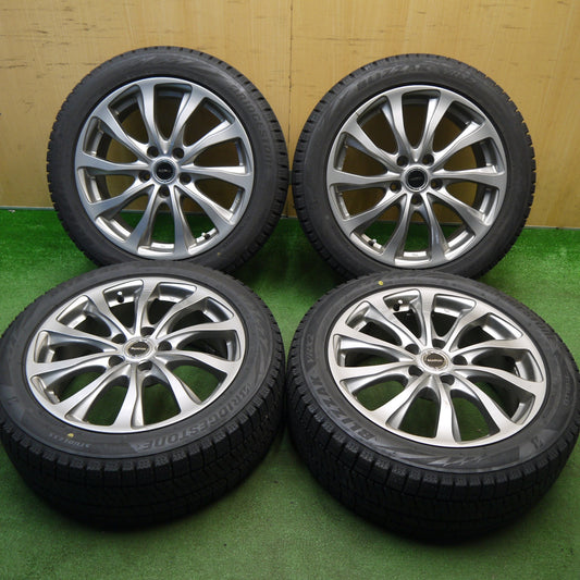 バリ溝！22年！キレイ！ほぼ10分★スタッドレス 215/50R17 ブリヂストン ブリザック VRX2 BALMINUM TR10 バルミナ 17インチ PCD114.3/5H★6020407Hス