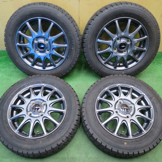 ほぼ未使用！25年！キレイ★スタッドレス 155/65R13 グッドイヤー アイスナビ7 EMBELY 社外 アルミ 13インチ PCD100/4H★6032904NJス