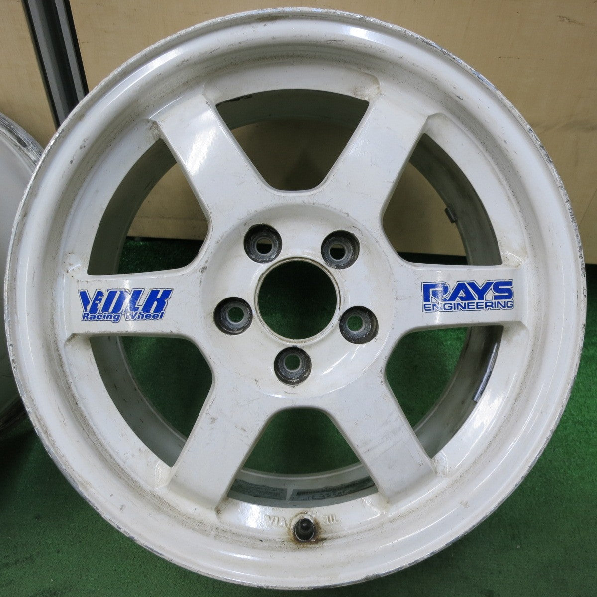 [送料無料] 4本価格★RAYS VOLK RACING VR TE37 TE37C レイズ ボルクレーシング ホイール 15インチ 15×7.5JJ PCD100/5H★5021003SYホ