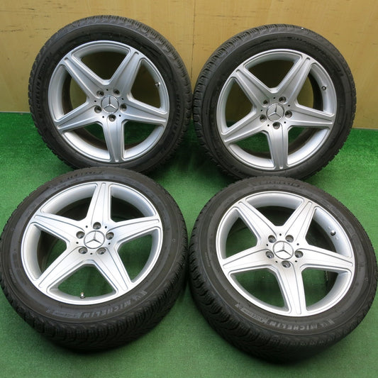 バリ溝！キレイ！9分★ベンツ 等 AGA Burg TARGA 245/45R18 スタッドレス ミシュラン X-ICE SNOW 18インチ ブルグ PCD112/5H★5121107HAス