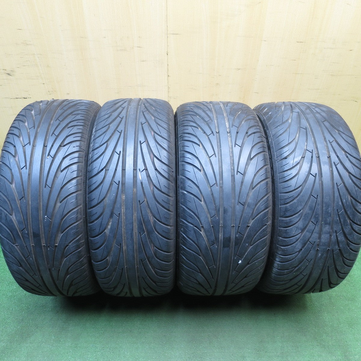 [送料無料] バリ溝！9.5分★RAYS VESTA EINS KAHN3 235/45R17 ナンカン ウルトラスポーツ NS-2 レイズ 17インチ PCD114.3/5H★5031104Hノ