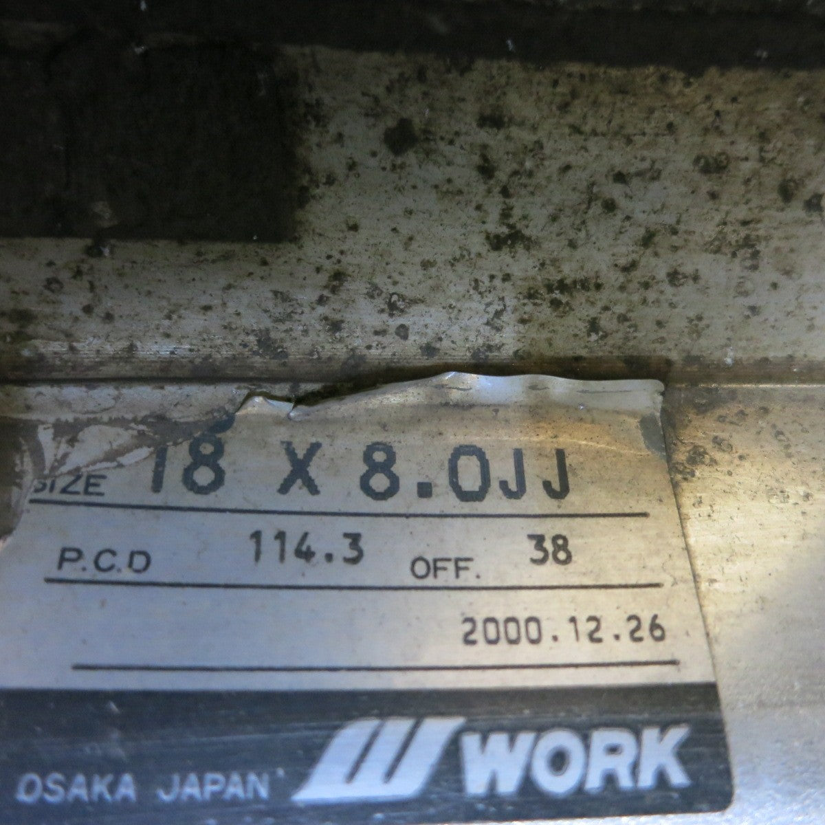 [送料無料] バリ溝！8.5分★WORK Euroline 225/40R18 ルッチーニ BUONO SPORT ワーク ユーロライン 18インチ PCD114.3/4H 5H マルチ★4100201SYノ