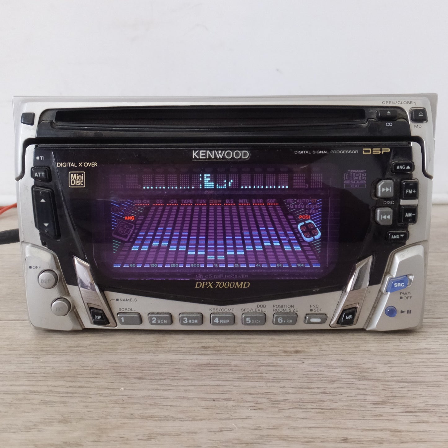 [送料無料] ジャンク★ケンウッド KENWOOD カーオーディオ 2DIN コンポ DPX-7000MD(17)★