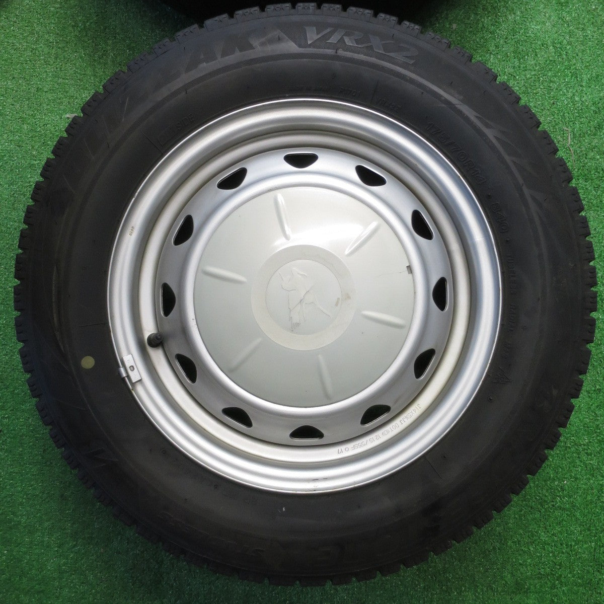 4本価格★スタッドレス 175/70R14 ブリヂストン ブリザック VRX2 スチール ホイール 14インチ PCD 100 114.3/4H マルチ★6041701NJス