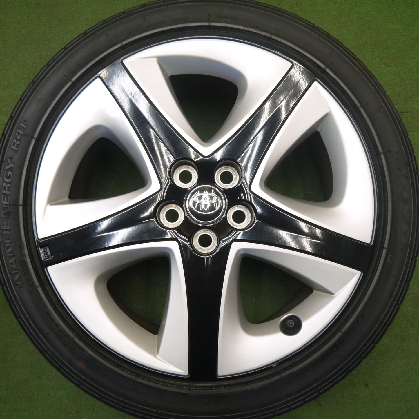 4本価格★トヨタ 50系 プリウス ツーリング 純正 215/45R17 ヨコハマ エコス ES31 トーヨー ナノエナジー R41 17インチ PCD100/5H★6032709Hノ