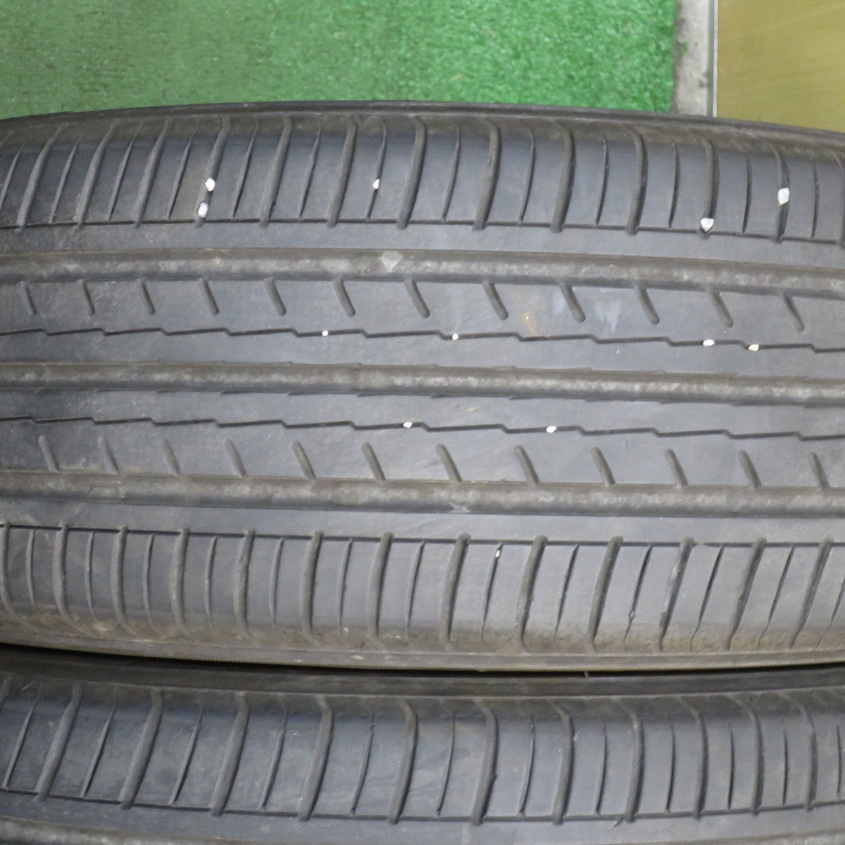 *送料無料* バリ溝！22年！9分★マツダ プレマシー 純正 205/55R16 ヨコハマ BluEarth-ES ES32 16インチ PCD114.3/5H★4041301クノ