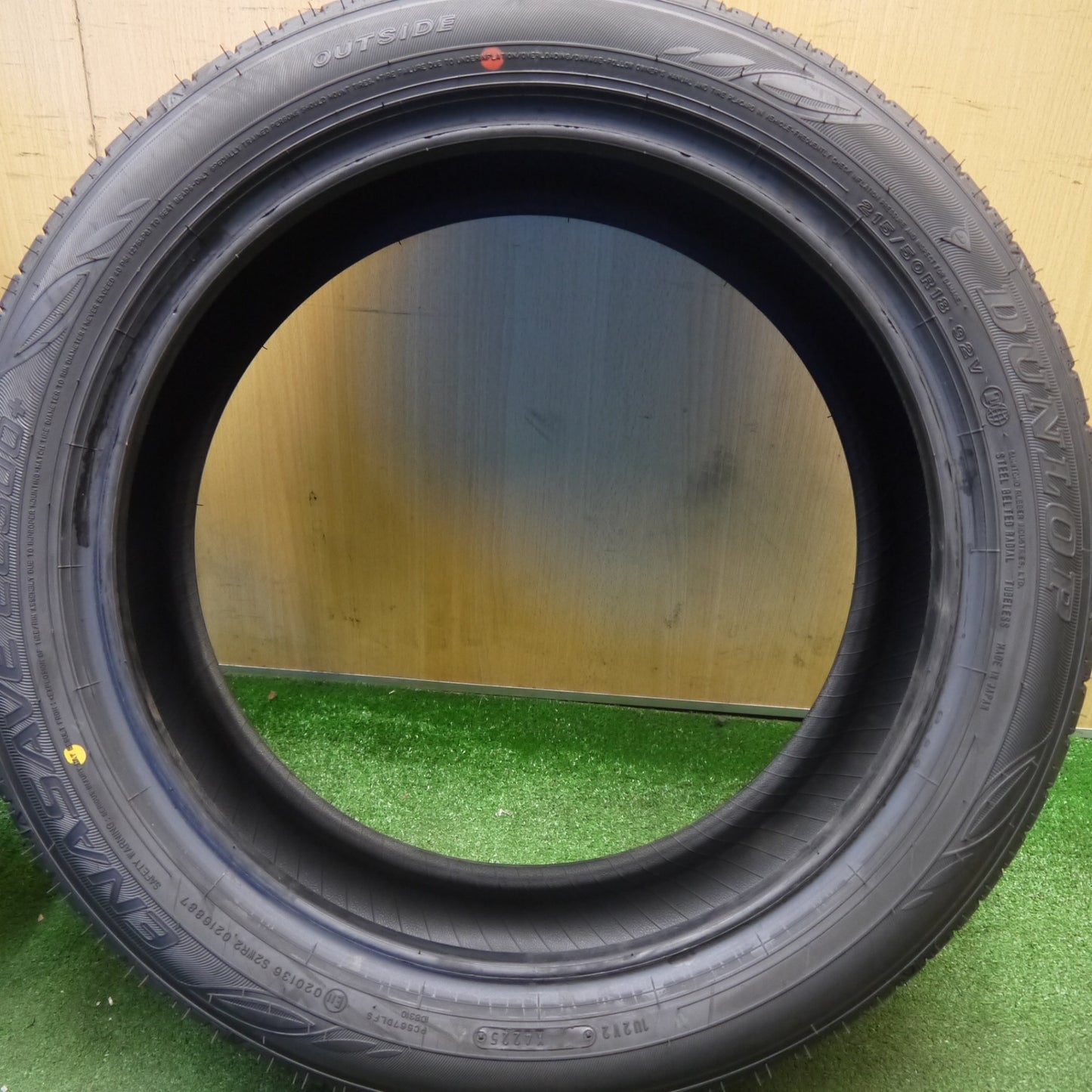 新車外し！25年★215/50R18 ダンロップ エナセーブ EC300+ タイヤ 18インチ ヤリスクロス CH-R CX-3 等★6031604Hノタ
